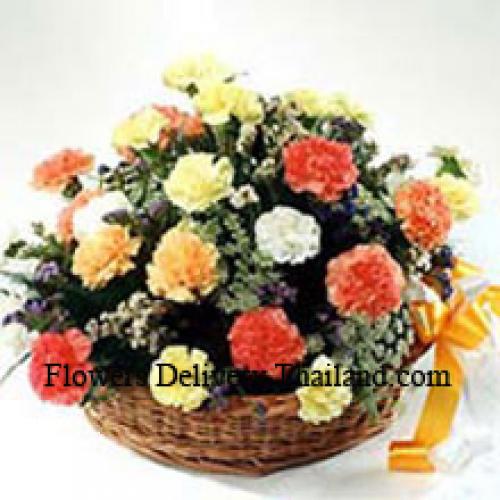 Elegant 24 Mixed Carnations